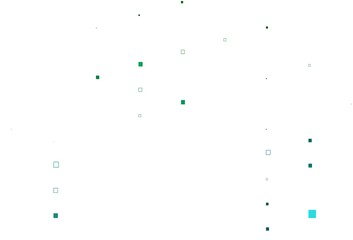 Light Blue, Green vector pattern with crystals, rectangles.