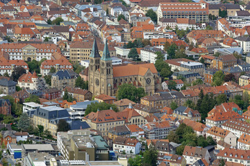 Landau in der Pfalz aus der Vogelperspektive
