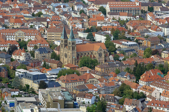 Landau in der Pfalz aus der Vogelperspektive