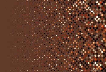 Dark Red vector cover with spots.