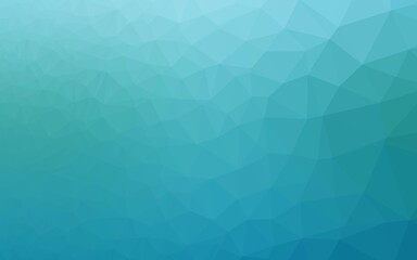 Light BLUE vector blurry triangle pattern. Shining illustration, which consist of triangles. Completely new template for your business design.