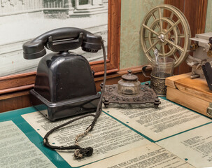  Workplace of telegraph operator