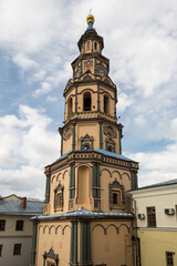 Fototapeta premium View of the church in the historical center of Kazan