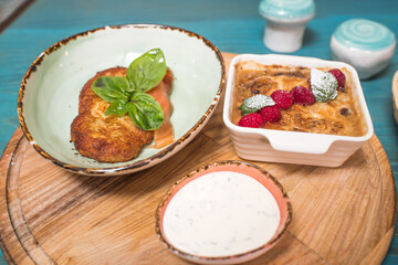 Very tasty and healthy Guryev porridge. Russian kitchen