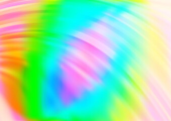 Obraz premium Light Multicolor, Rainbow vector pattern with liquid shapes. A sample with blurred bubble shapes. Pattern for your business design.