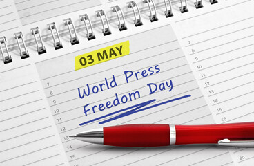 Note: Mai 3, World Press Freedom Day