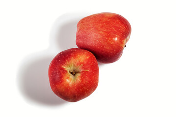 Two red apples