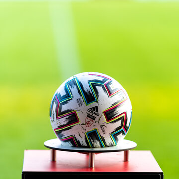 Graz, Austria - 22 July, 2020. official football ball