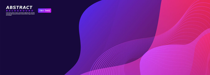 Abstract Dynamic Purple Background Design. Usable for Background, Wallpaper, Banner, Poster, Brochure, Card, Web, Presentation.