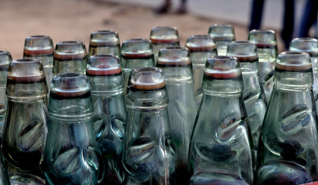 bottles of soda. Called banta in India
