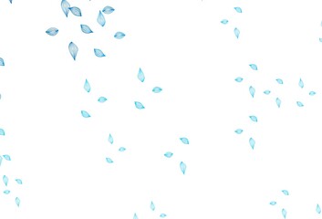 Light BLUE vector doodle pattern.