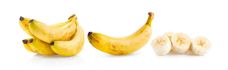 banana on white background
