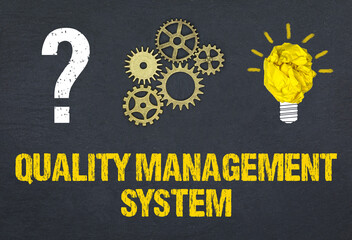 Obraz premium Quality Management System