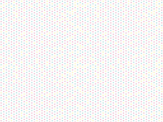 三色のランダムな配色のドットのパターン