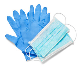 protective mask glove virus protection epidemic flu medical disease medicine health care safety
