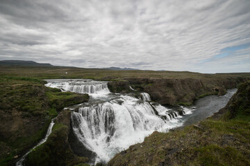 waterfall in iceland