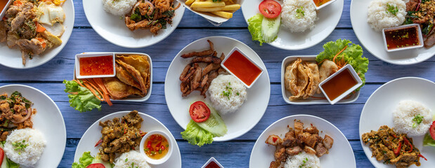 Thai Food Mixed Selections