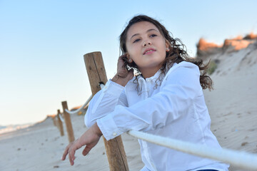Young girl on the beach_1
