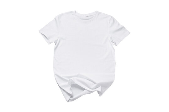White Unisex cotton t shirt, Mockup
