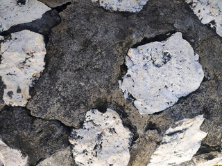 white and dark stone background