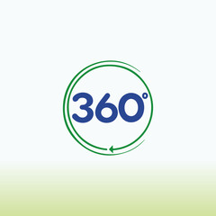 Premium 360 degree Logo for Start Ups, 360 vector logo design template idea and inspiration.