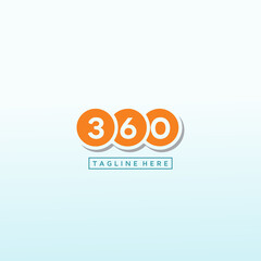 360 Degree designs, themes, templates, 360 vector logo design template idea and inspiration.