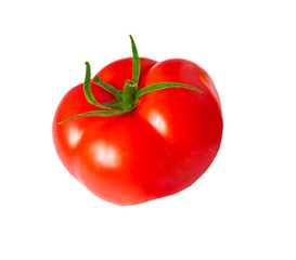 Large ripe tomato, isolate. Healthy Eating