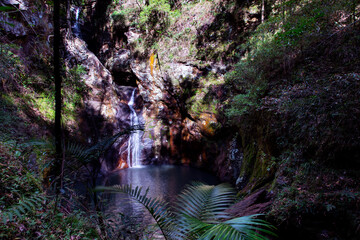 Gorge Falls, located in Tallebudgera Valley in the Gold Coast hinterland
