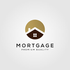 house building logo real estate symbol vector illustration design