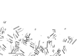 Light Silver, Gray vector template with repeated sticks.