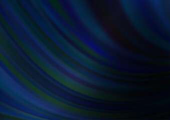 Fototapeta premium Dark BLUE vector template with bubble shapes. Colorful abstract illustration with gradient lines. A completely new template for your business design.