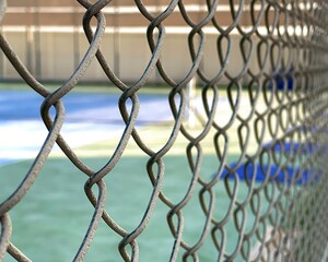 Fototapeta premium link fence