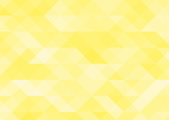 ランダム配色の三角形背景　黄色