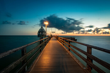 Obraz premium Sonnenuntergang am Meer