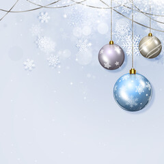 Fototapeta na wymiar Holiday Bright Christmas Card