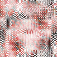 checks pattern on fabric texture