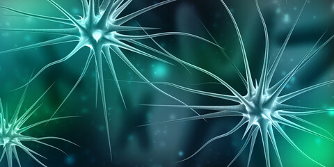 

3d illustration neuron
