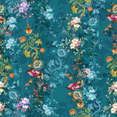 flower fabric pattern on background