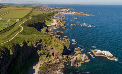 Moray Firth Coastline towards Findochty