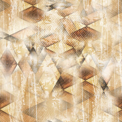 Geometric ethnic pattern seamless design