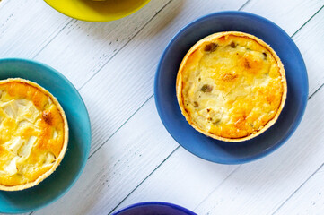 Quiché, delicious mini yellow tarts