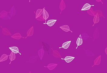 Light Pink vector sketch pattern.