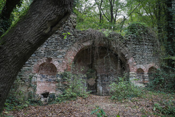 Ruins of St. Georges Anglican Church in Istanbul, Turkey
