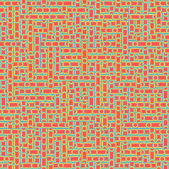 Abstract Geometric Pattern generative computational art illustration