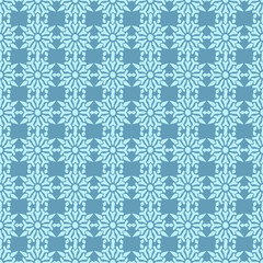 Bonito y elegante patrón de copos de nieve azul para tarjetas de Navidad u otras cosas