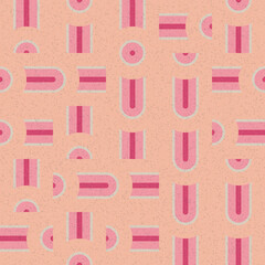 Abstract Geometric Pattern generative computational art illustration