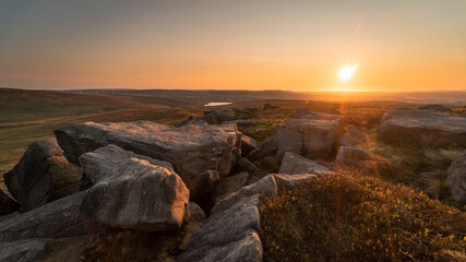 Gorpple Rocks Sunset Landscape