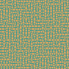 Abstract Geometric Pattern generative computational art illustration
