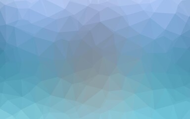 Light BLUE vector blurry triangle texture. A vague abstract illustration with gradient. Completely new design for your business.
