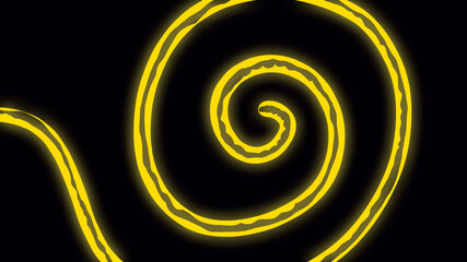 Simple Yellow gold line art illustration wallpaper design.